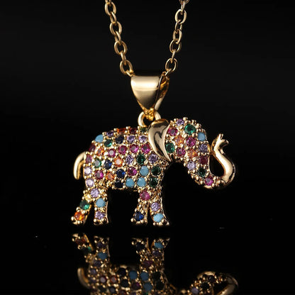 Copper Inlay Elephant Zircon