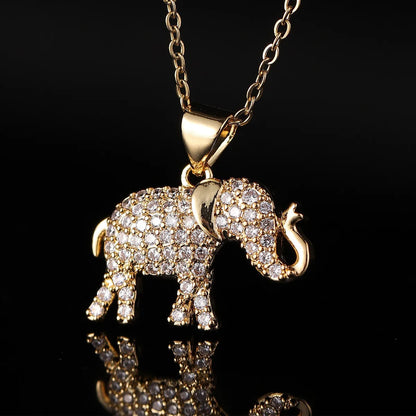 Copper Inlay Elephant Zircon