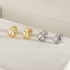 Copper Insect Shape Electroplated Ladybug Earrings For Women Fashion Creative Small Fresh