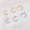 Copper Jewelry Accessories With Electroplated Gold And Moon Design