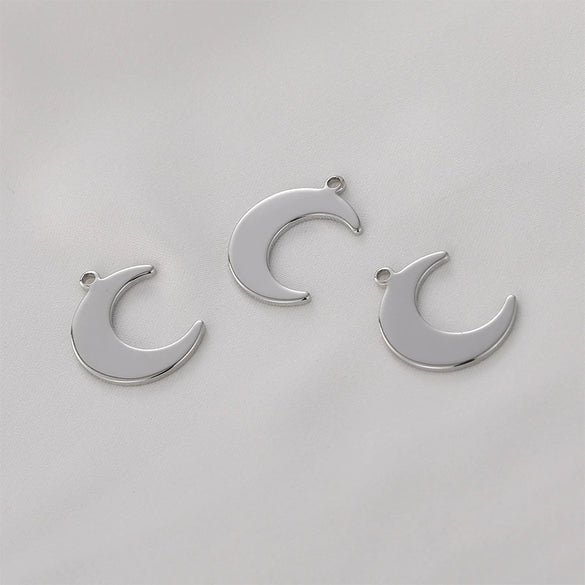 Copper Jewelry Accessories With Electroplated Gold And Moon Design