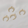 Copper Jewelry Accessories With Electroplated Gold And Moon Design
