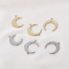 Copper Jewelry Accessories With Electroplated Gold And Moon Design