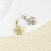 Copper Jewelry Accessories With Zircon Butterfly Pendant Inlaid Stone Electroplated Cartoon And Animal Style
