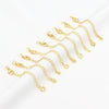 Copper 18K Gold Plated Lobster Buckle With Extended Chain And 14K Gold Tail Chain Handmade Necklace Coil Accessories