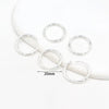 Copper 18K Real Gold Electroplated Coil Circle Earrings Jewelry Accessories
