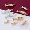 Copper Koi Goldfish Pendant Jewelry Accessories Electroplated Diy Handmade