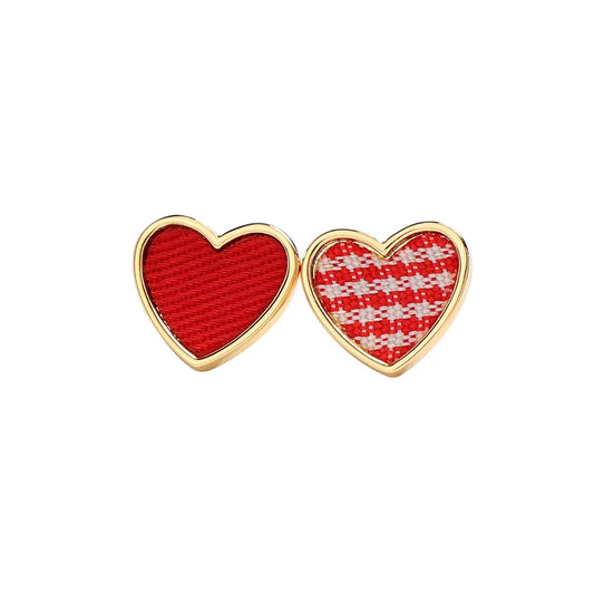 Copper Korea Sweetheart Earring  (Red-2a) Nhqd5527-Red-2a