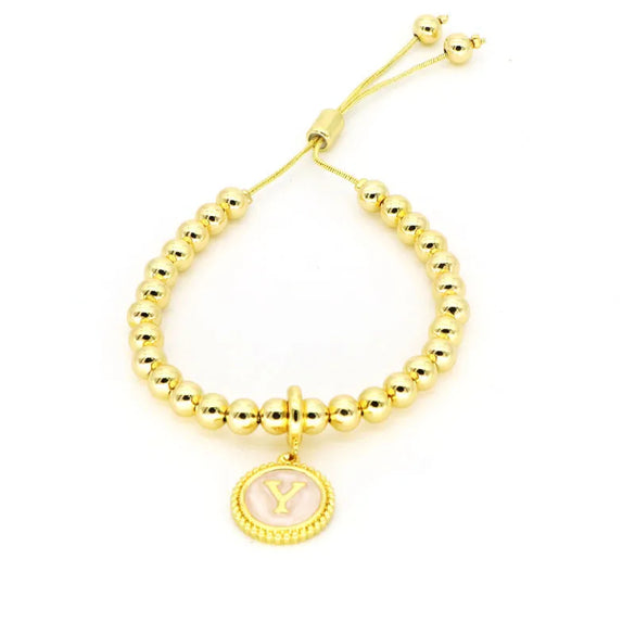 Copper Letter Bracelets