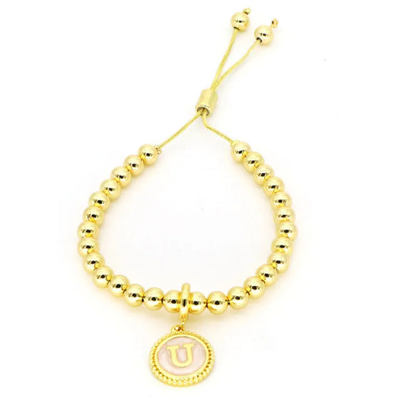 Copper Letter Bracelets