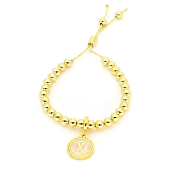 Copper Letter Bracelets