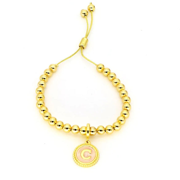 Copper Letter Bracelets