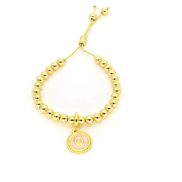 Copper Letter Bracelets