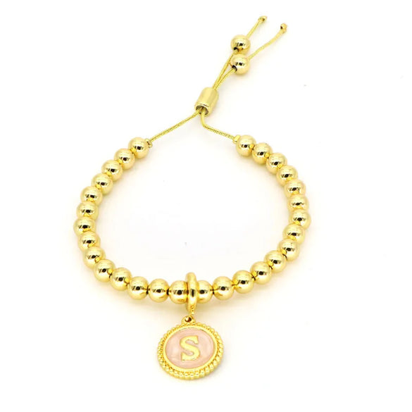 Copper Letter Bracelets