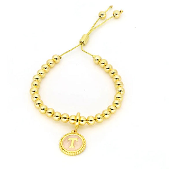 Copper Letter Bracelets