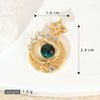 Copper Microinlaid Fantasy Planet Star Sun Moon Constellation Heart Shape Animal Zodiac Electroplated Necklace Pendant