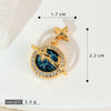 Copper Microinlaid Fantasy Planet Star Sun Moon Constellation Heart Shape Animal Zodiac Electroplated Necklace Pendant