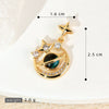 Copper Microinlaid Fantasy Planet Star Sun Moon Constellation Heart Shape Animal Zodiac Electroplated Necklace Pendant