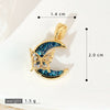 Copper Microinlaid Fantasy Planet Star Sun Moon Constellation Heart Shape Animal Zodiac Electroplated Necklace Pendant