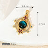 Copper Microinlaid Fantasy Planet Star Sun Moon Constellation Heart Shape Animal Zodiac Electroplated Necklace Pendant