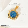 Copper Microinlaid Fantasy Planet Star Sun Moon Constellation Heart Shape Animal Zodiac Electroplated Necklace Pendant