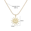 Copper Personalized Twisted Sunflower Jewelry Sets With Electroplating Include Earrings Necklaces