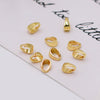 Copper Plated Gold Melon Seed Buckle Necklace Diy Pendant Material