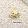 Copper Plated Gold Ocean Shell Starfish Conch Accessories Jewelry Bracelet Necklace Earrings Pendant With Animal Style And Electroplating Technology