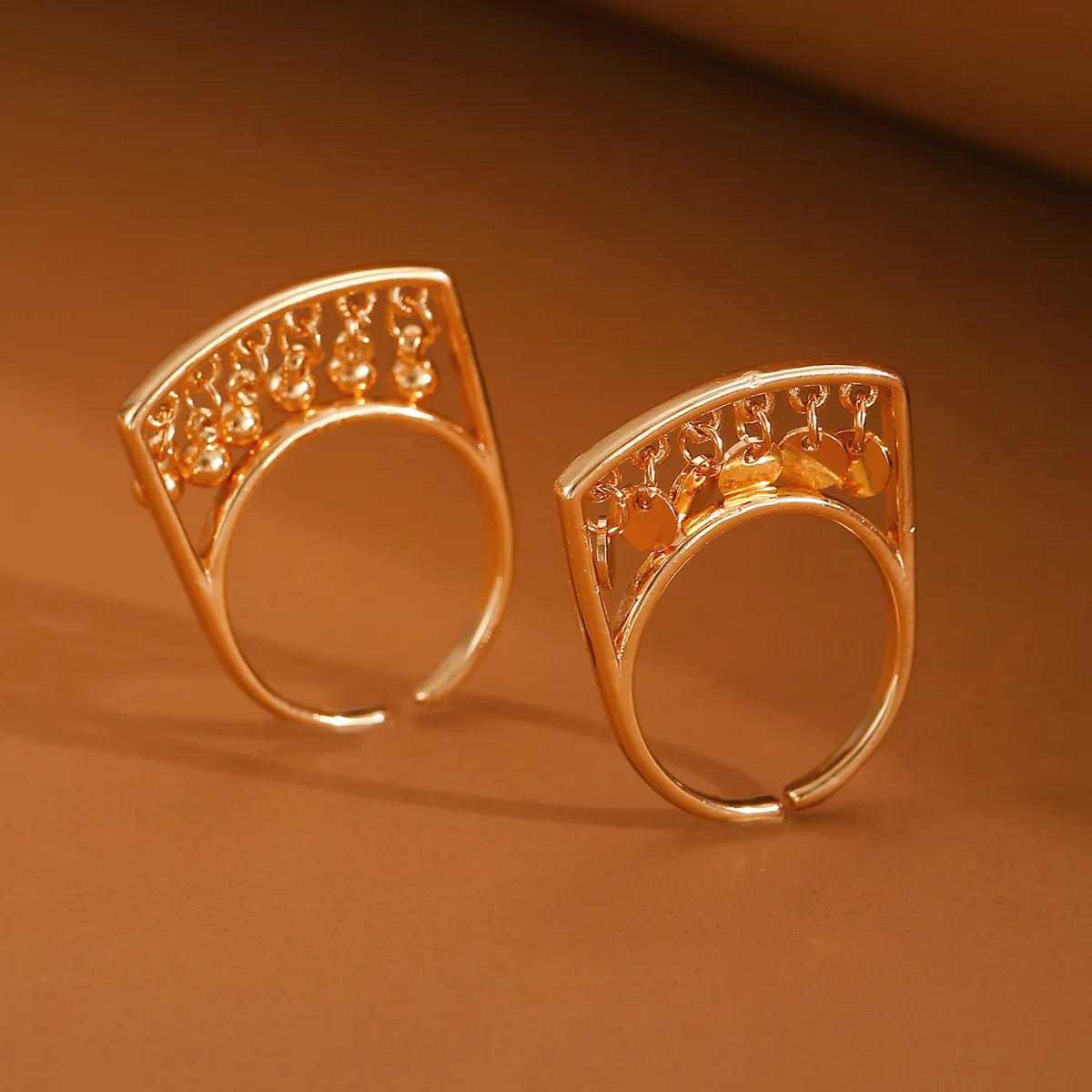 Copper Plating Geometric Open Rings