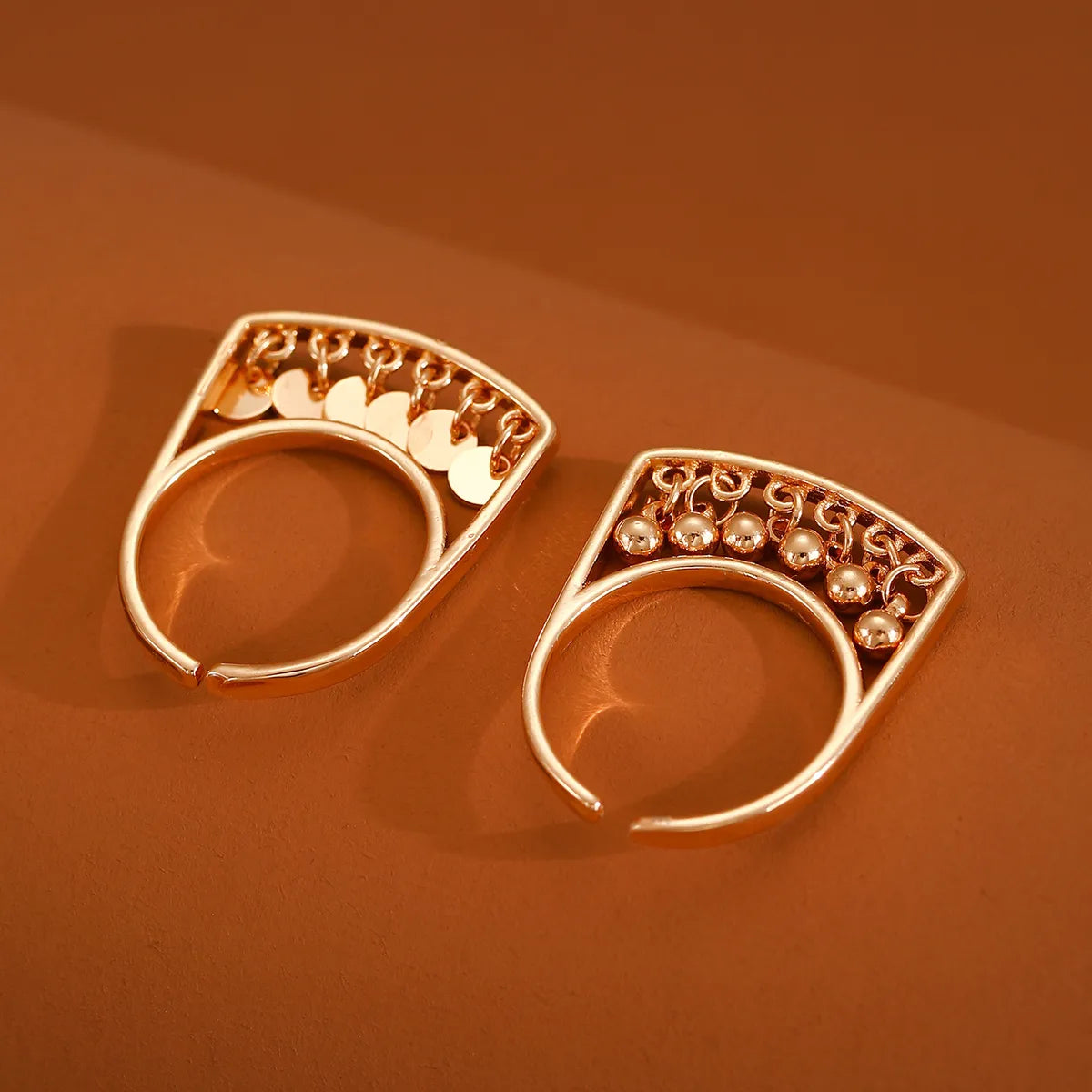 Copper Plating Geometric Open Rings