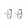 Copper Retro Cross Purely Handmade Earrings