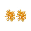 Copper Silver Needle Zircon Fireworks Geometric Light Luxury Women's Earrings Real Gold Electroplated