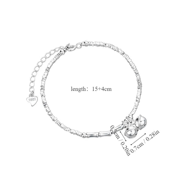 Copper Silver Plated Asymmetrical Ball Solid Color Bracelets