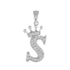 Copper Silver Plated Handmade Diy Pendant Accessories Set With Zircon And Letter Design For Necklace And Bracelet