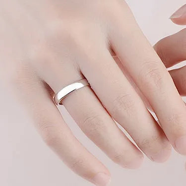 Copper Simple Style Plating U Shape Solid Color Rings