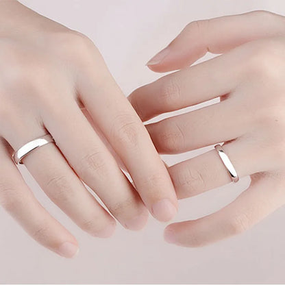 Copper Simple Style Plating U Shape Solid Color Rings