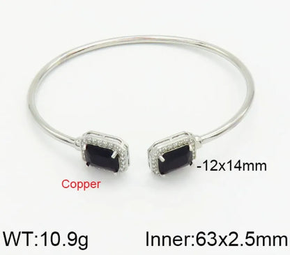 Copper Simple Style Square Bangle