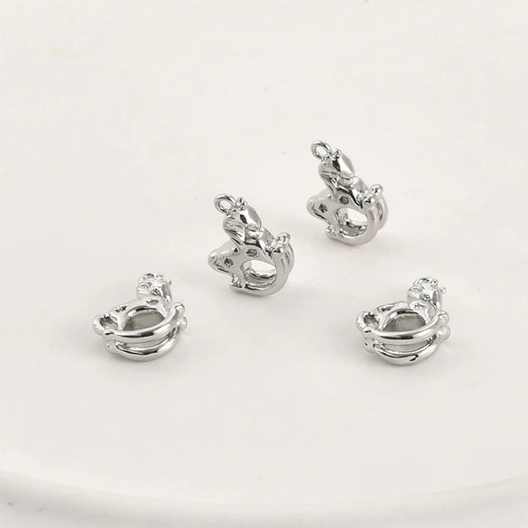 Copper Small Animal Pendant Electroplated Diy Handmade Jewelry Accessories