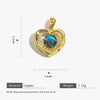 Copper Star Jewelry Accessories Set With Diamonds Microinlaid Pendant