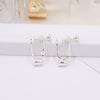 Copper U Shaped Adjustable Screw Ear Clip Converter With 18K Gold Filled Color Preserving Ear Needles And Electroplating Treatment For Diy Earrings