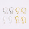 Copper Ushaped Ear Hooks 18K Gold Plated Handmade Diy Earrings Semifinished Material