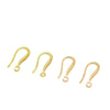 Copper Ushaped Ear Hooks 18K Gold Plated Handmade Diy Earrings Semifinished Material