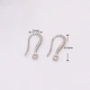 Copper Ushaped Ear Hooks 18K Gold Plated Handmade Diy Earrings Semifinished Material