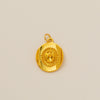 Copper Ushaped Zircon Pendant Electroplated Necklace With Cowboy Boots And Cowboy Hat Design