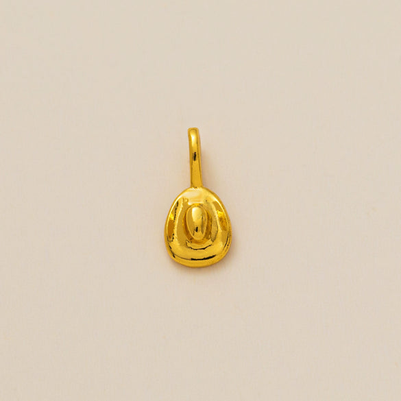 Copper Ushaped Zircon Pendant Electroplated Necklace With Cowboy Boots And Cowboy Hat Design