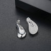 Copper Water Drop Earrings With Inlaid Zircon Elegant Sparkling Dangle Jewelry For Women Wholesale