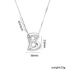Copper White Gold Plated Basic Plating Letter Pendant Necklace