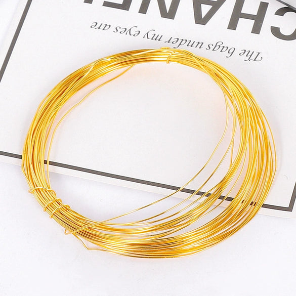 Copper Wire Jewelry Material For Diy Handmade Bracelet And Ear Jewelry 18K Goldfilled With Electroplating Treatment Natural Style