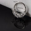 Copper Zircon Nose Rings Earrings Ear Bone Rings Body Piercing Earrings Unisex Geometric Electroplated