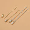 Corsage Jewelry Accessories Copper Electroplated Handmade Pointed Diy